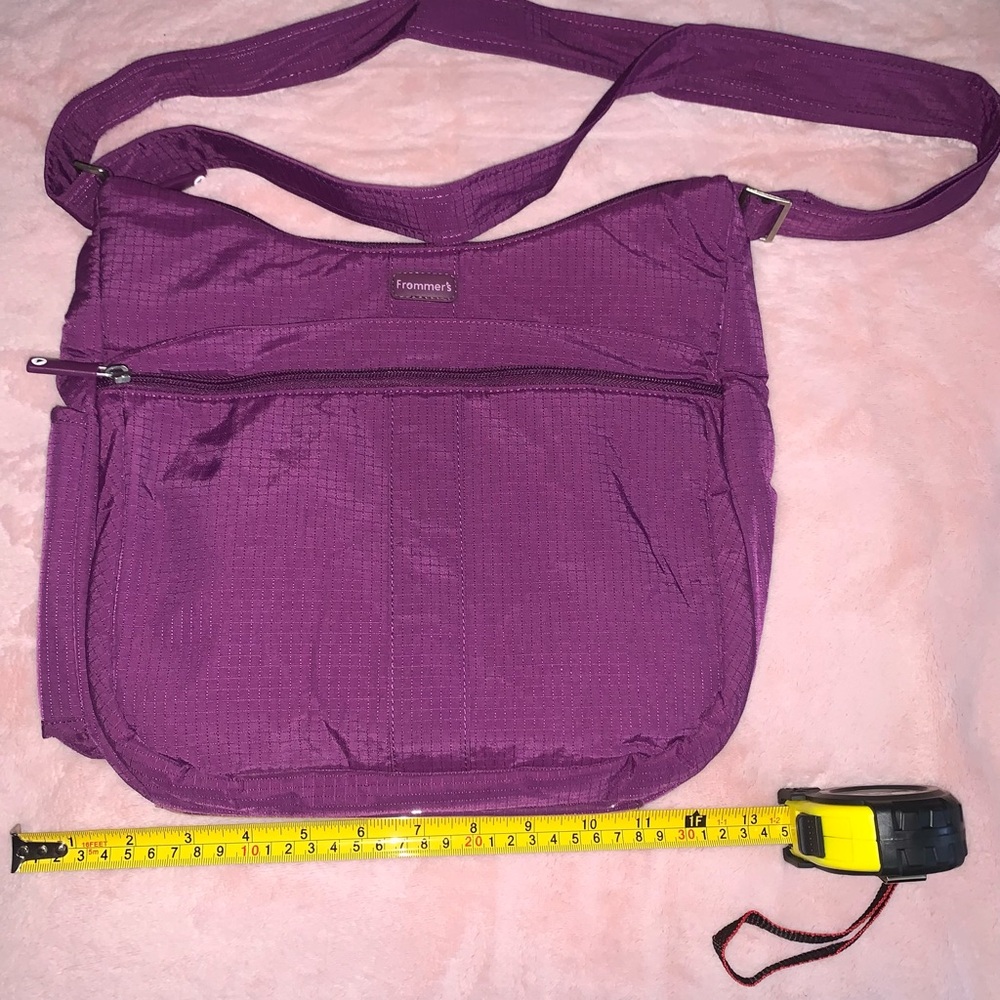 Francesca's Collections Vibrant Purple Crossbody Bag